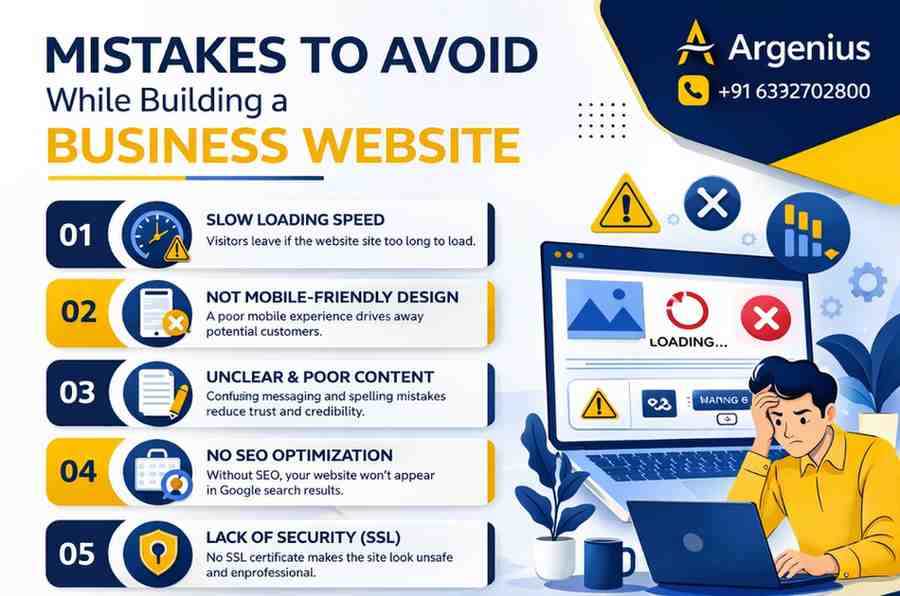 Mistakes to Avoid While Building a Business Website