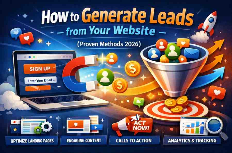 How to Generate Leads from Your Website (Proven Methods 2026)