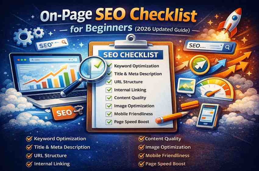On-Page SEO Checklist for Beginners (2026 Updated Guide)