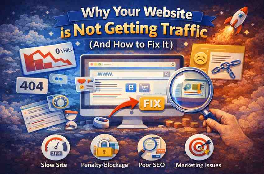 Why Your Website is Not Getting Traffic (And How to Fix It)