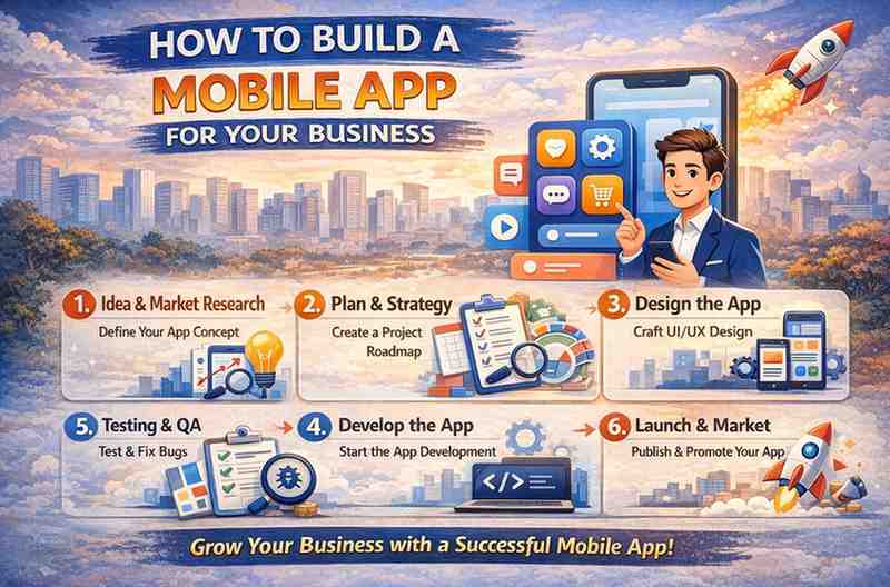 How to Build a Mobile App for Your Business (Step-by-Step Guide 2026)