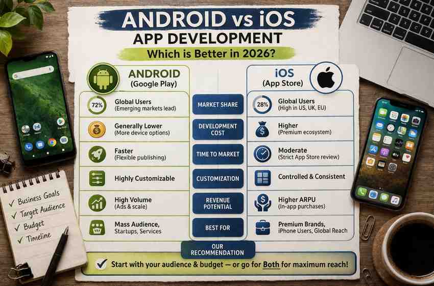 Android vs iOS App Development: Which is Better in 2026?