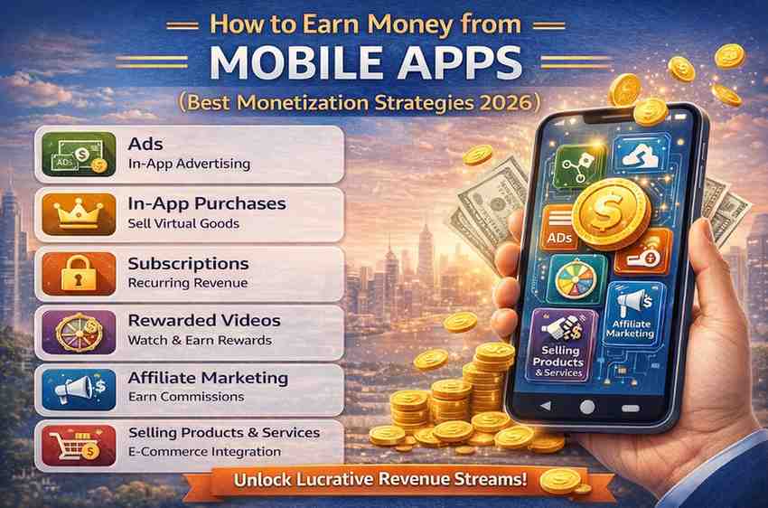 How to Earn Money from Mobile Apps (Best Monetization Strategies 2026)