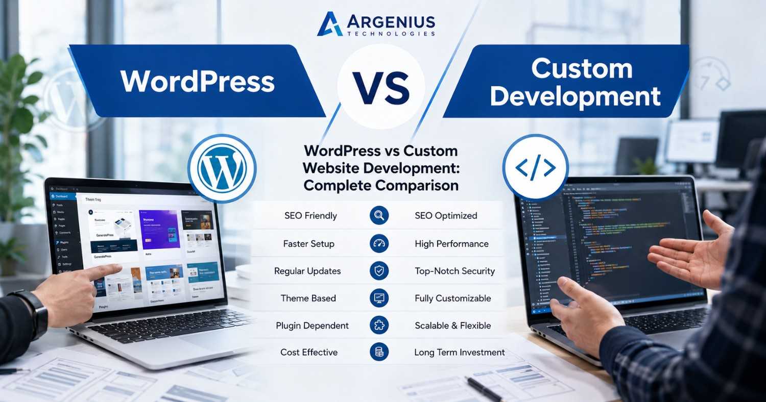 WordPress vs Custom Website Development: Complete Comparison (2026 Guide)