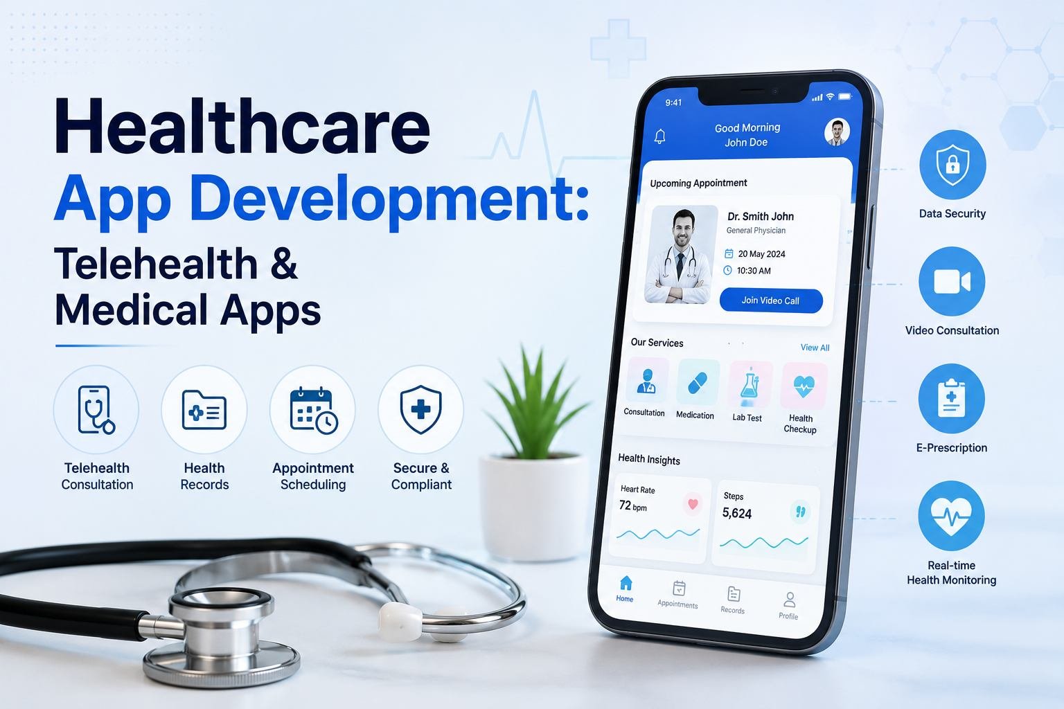 Healthcare App Development: Telehealth & Medical Apps