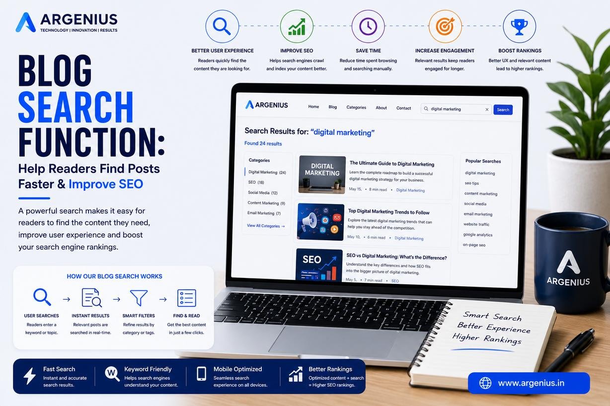 Blog Search Function: Help Readers Find Posts Faster & Improve SEO