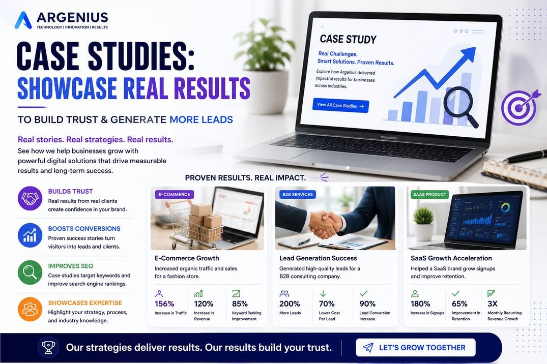 Case Studies: Showcase Real Results to Build Trust & Generate More Leads