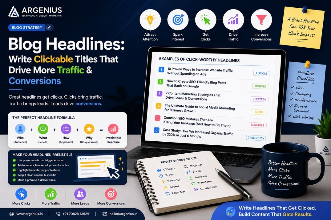 Blog Headlines: Write Clickable Titles That Drive More Traffic & Conversions