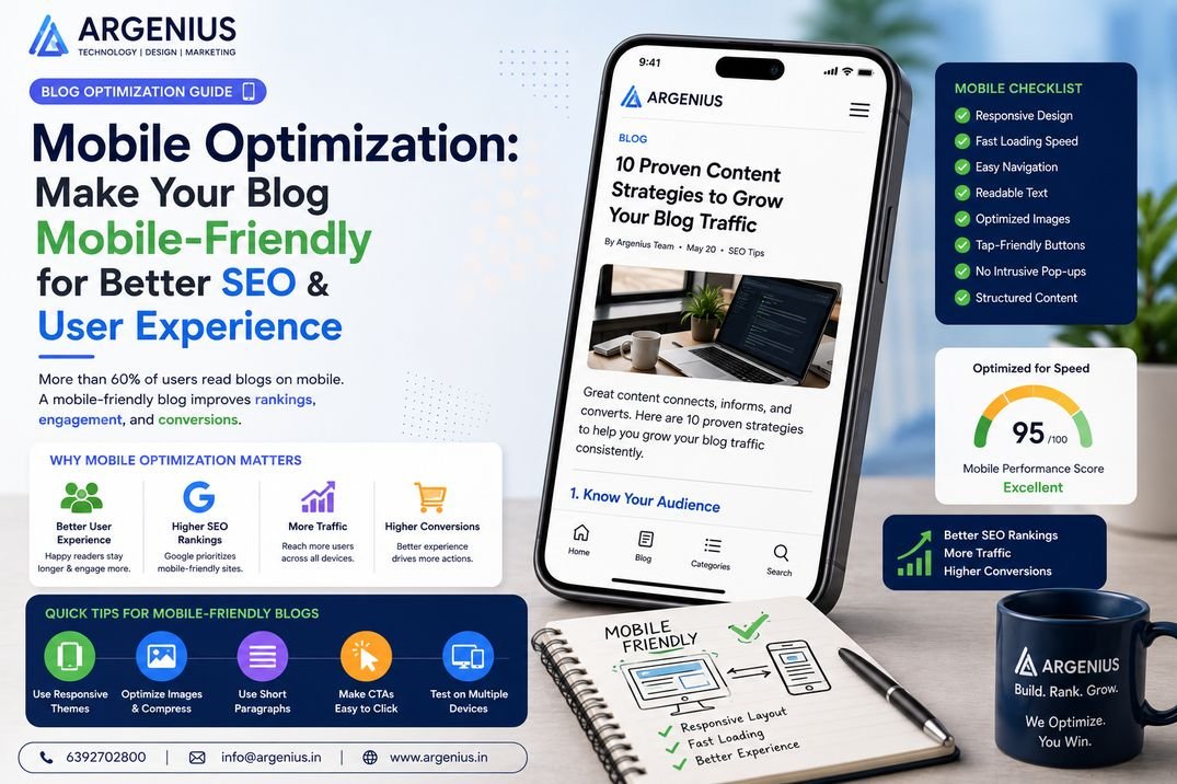 Mobile Optimization: Make Your Blog Mobile-Friendly for Better SEO & User Experience