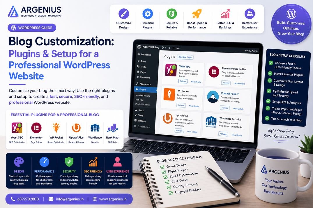 Blog Customization: Plugins & Setup for a Professional WordPress Website