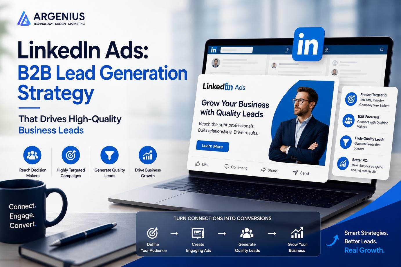 LinkedIn Ads: B2B Lead Generation Strategy That Drives High-Quality Business Leads