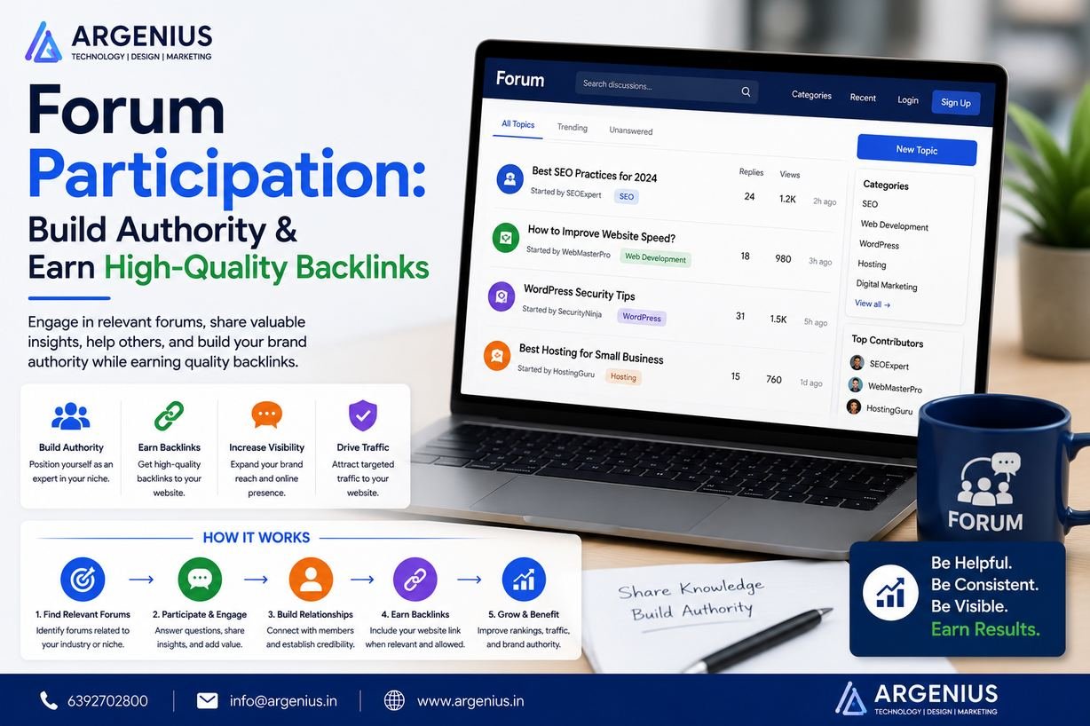 Forum Participation: Build Authority & Earn High-Quality Backlinks