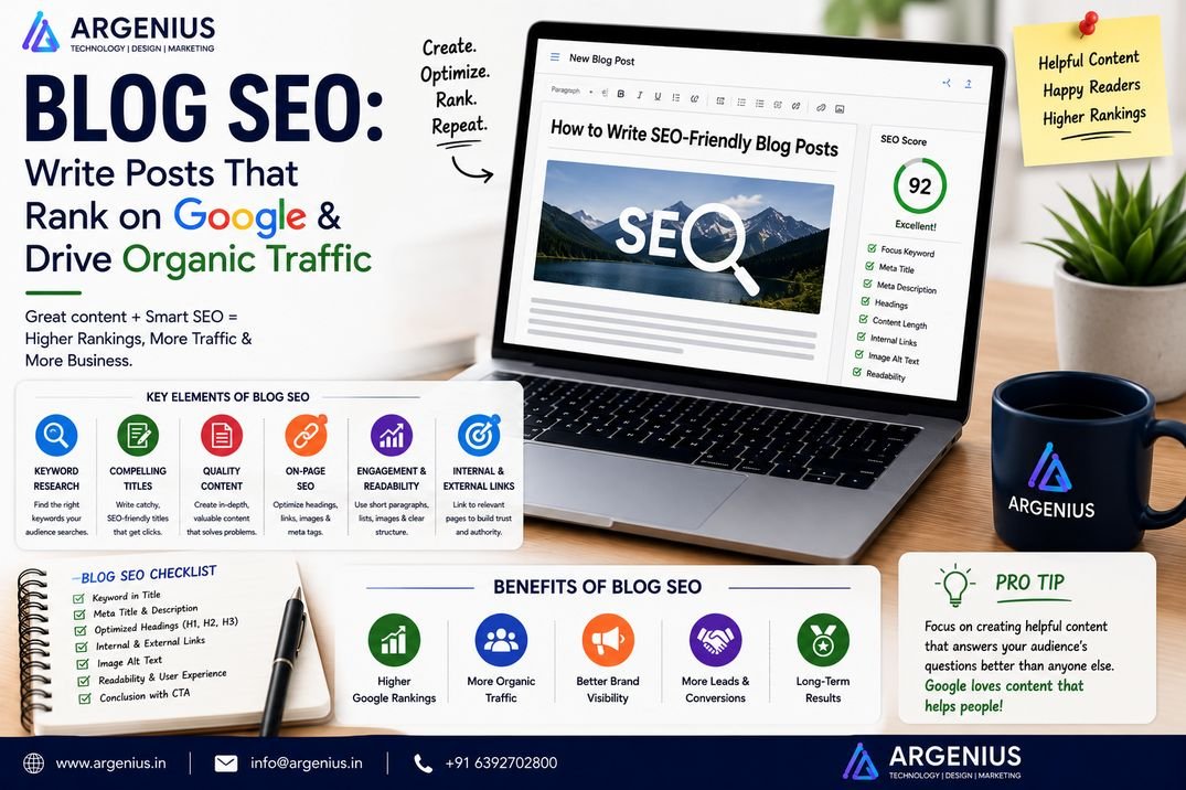Blog SEO: Write Posts That Rank on Google & Drive Organic Traffic