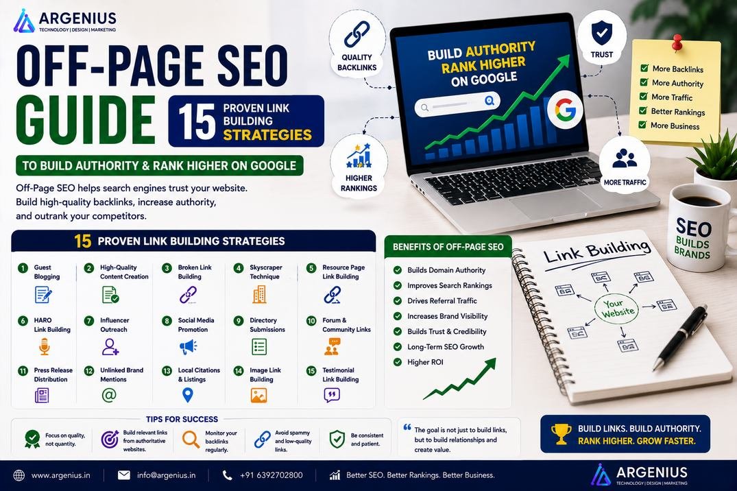 Off-Page SEO Guide: 15 Proven Link Building Strategies to Build Authority & Rank Higher on Google