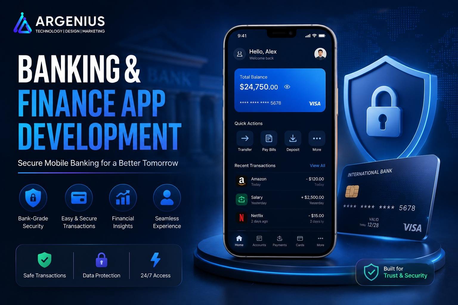 Banking & Finance App Development: Secure Mobile Banking