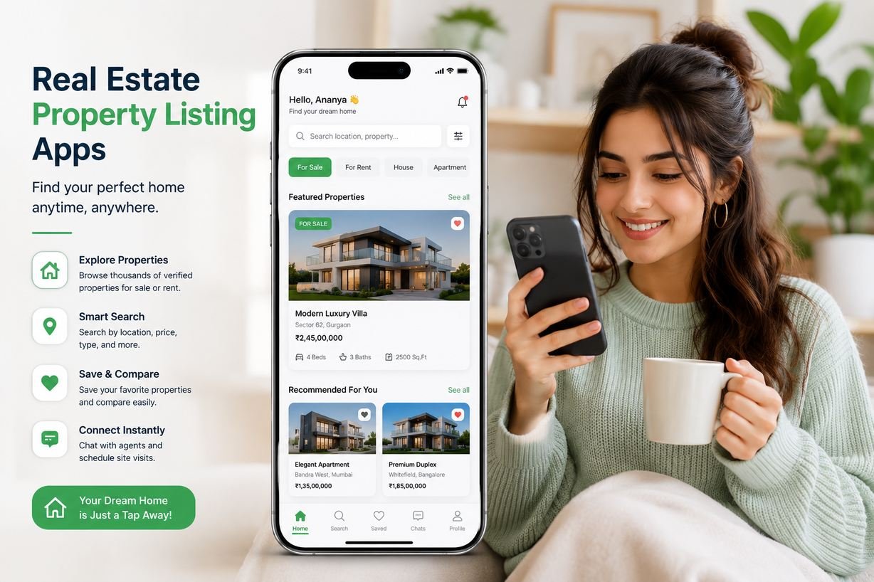 Real Estate App Development: Property Listing Apps