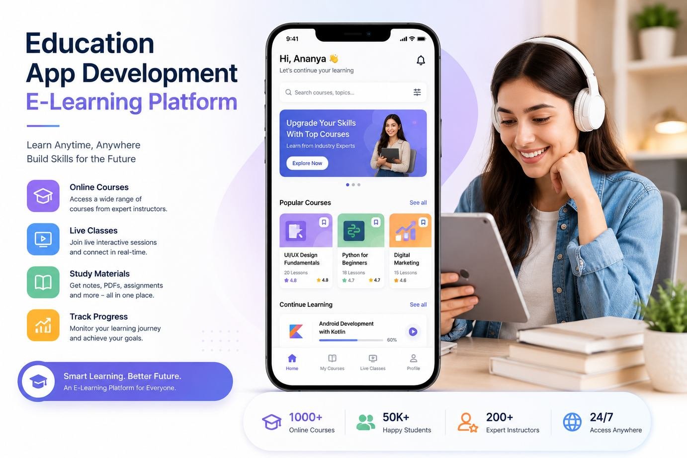 Education App Development: E-Learning Platform