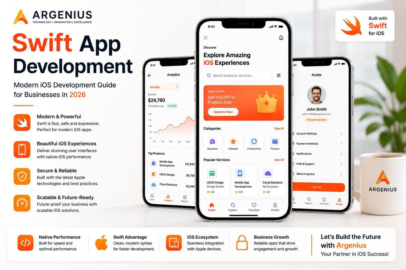 Swift App Development: Modern iOS Development Guide for Businesses in 2026