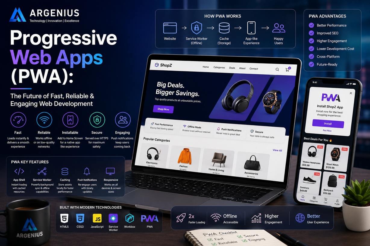 Progressive Web Apps (PWA): The Future of Fast, Reliable & Engaging Web Development