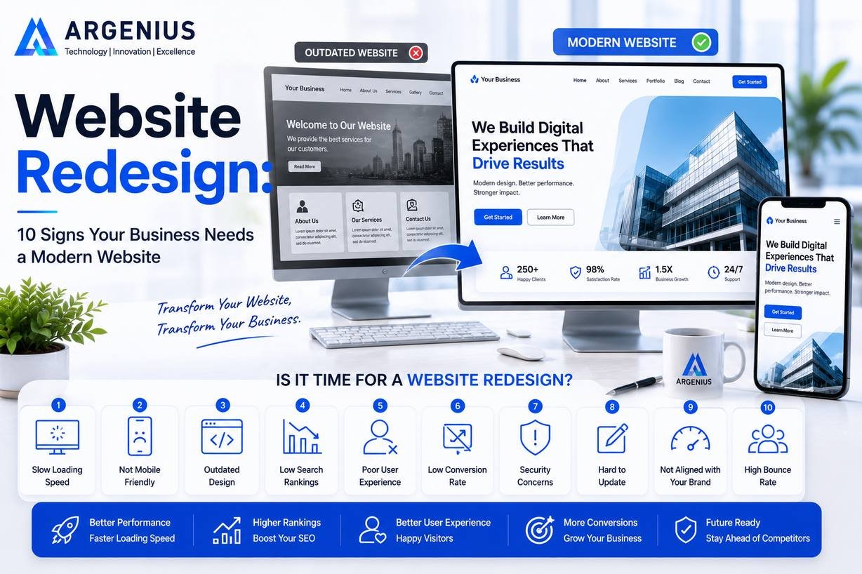 Website Redesign: 10 Signs Your Business Needs a Modern Website