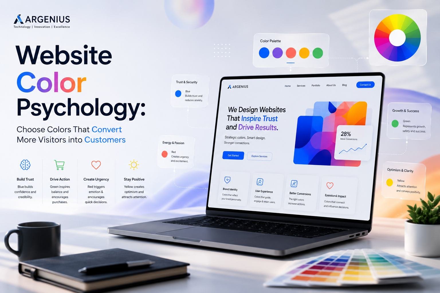 Website Color Psychology: Choose Colors That Convert More Visitors into Customers