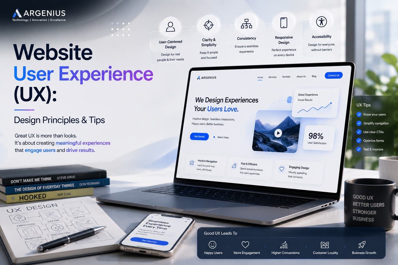 Website User Experience (UX): Design Principles & Tips