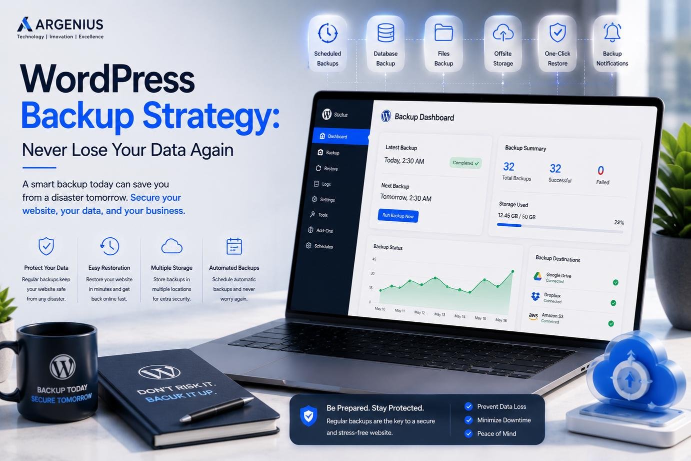 WordPress Backup Strategy: Never Lose Your Data Again