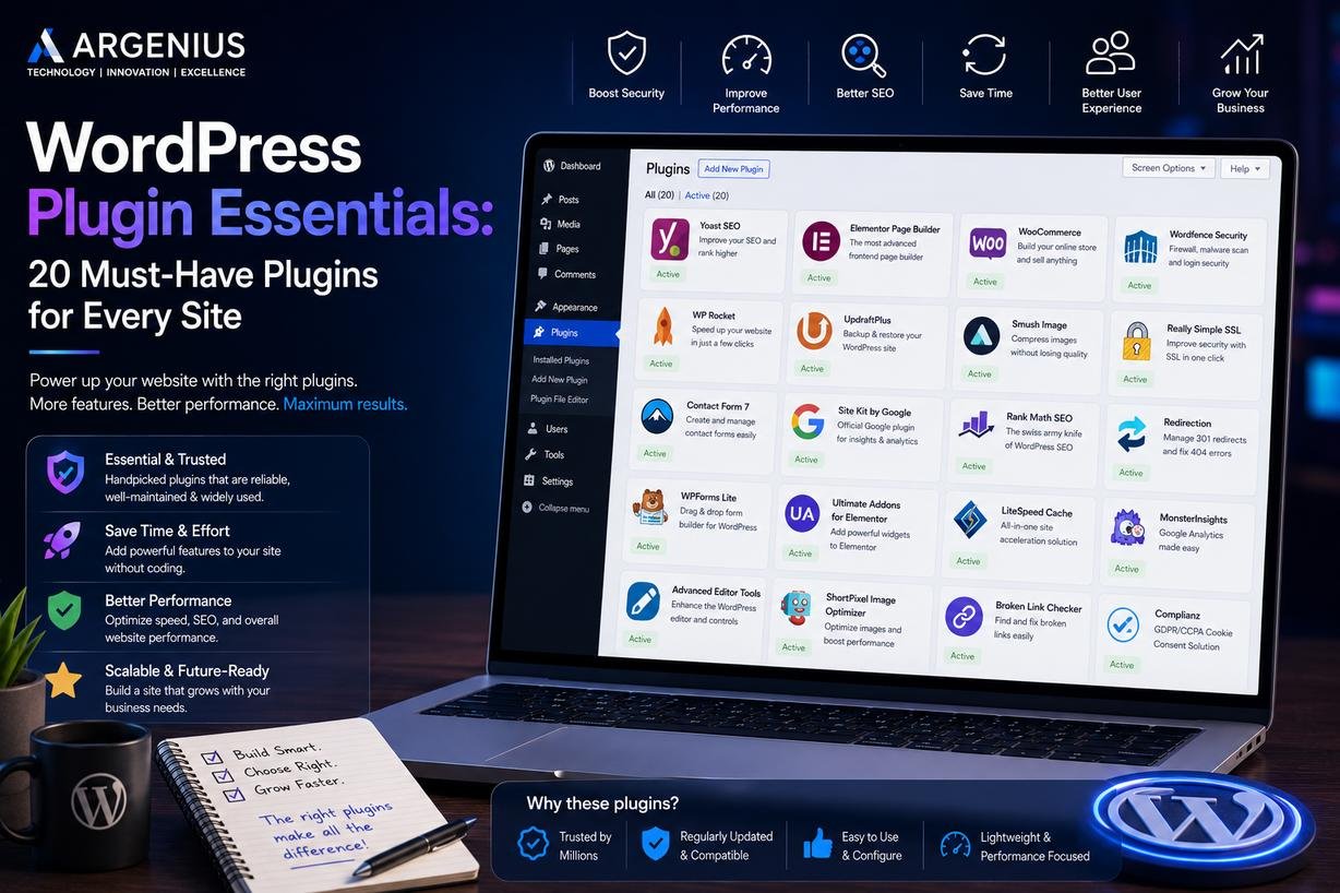 WordPress Plugin Essentials: 20 Must-Have Plugins for Every Site