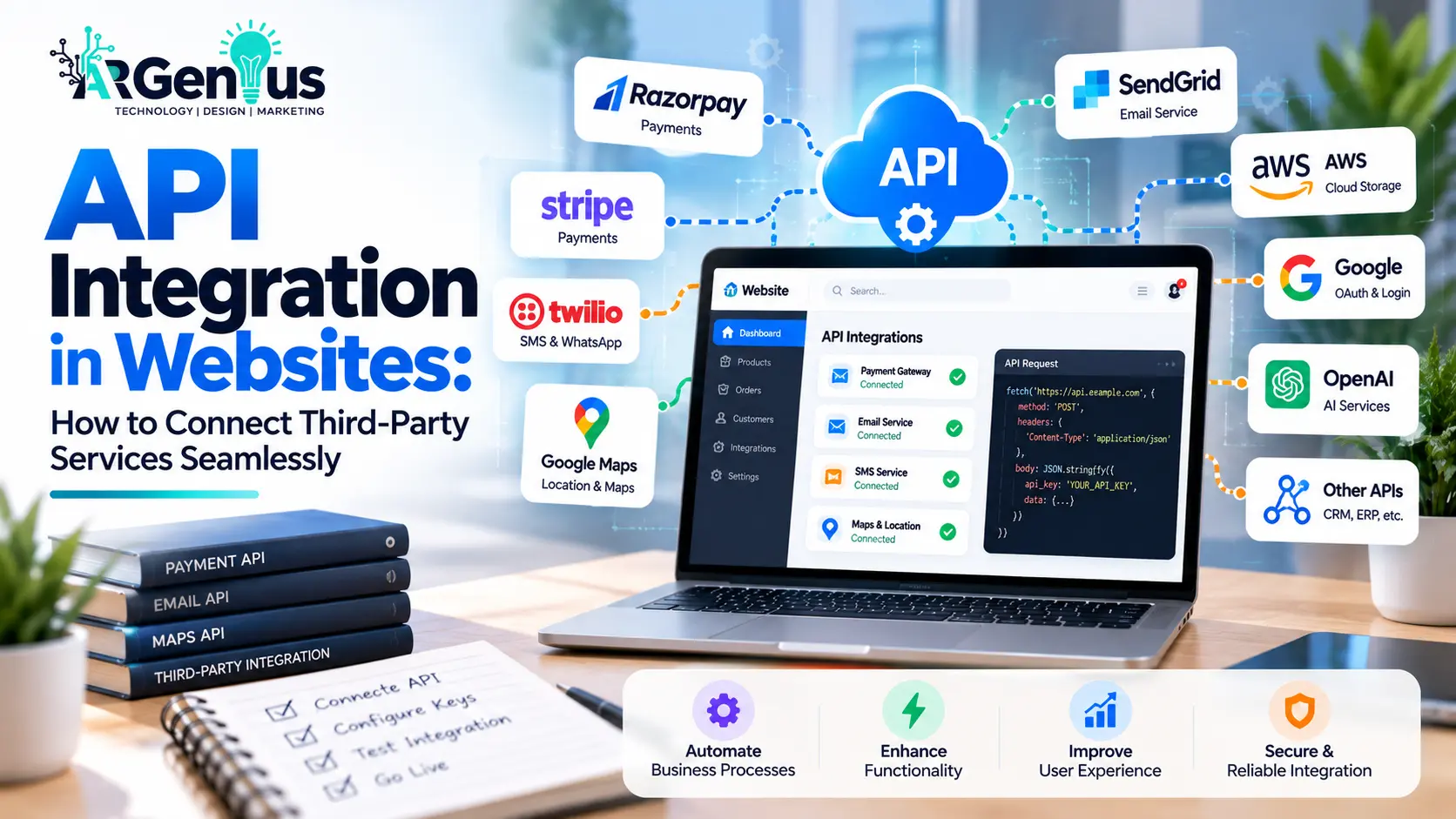 API Integration in Websites: How to Connect Third-Party Services Seamlessly