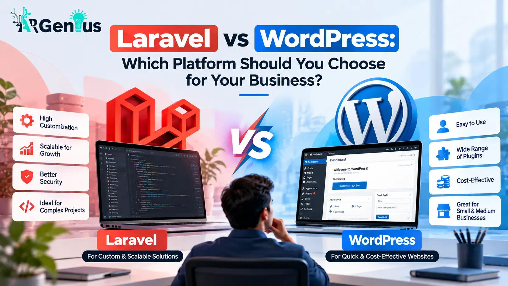 Laravel vs WordPress: Which Platform Should You Choose for Your Business?